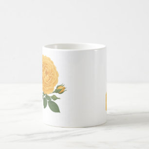Classic Mug— Floral Series yellow rose Mug