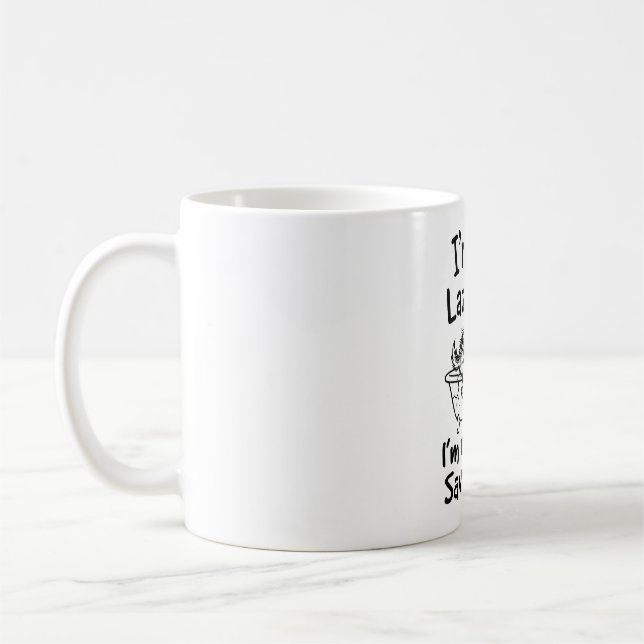 Classic Mug Funny Fawn Energetic Quote (Left)