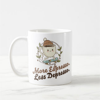 Classic Mug - More Espresso. Less Depresso.