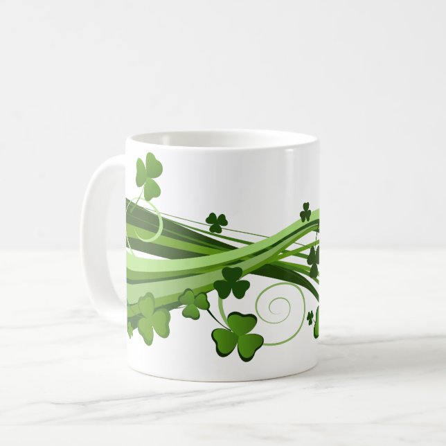 Classic Mug-St. Patrick's Day Coffee Mug (Front Left)