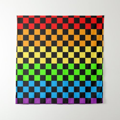 Classic Multi Color Checkered Design Backdrop