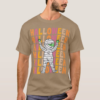 Classic Mummy 70s 80s Retro Vintage Style Hallowee T-Shirt