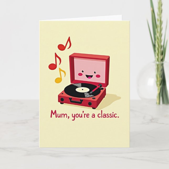 Classic Mums Day Record Card (Front)