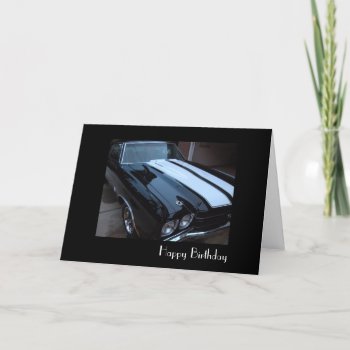Classic Muscle Birthday Card by no_reason at Zazzle