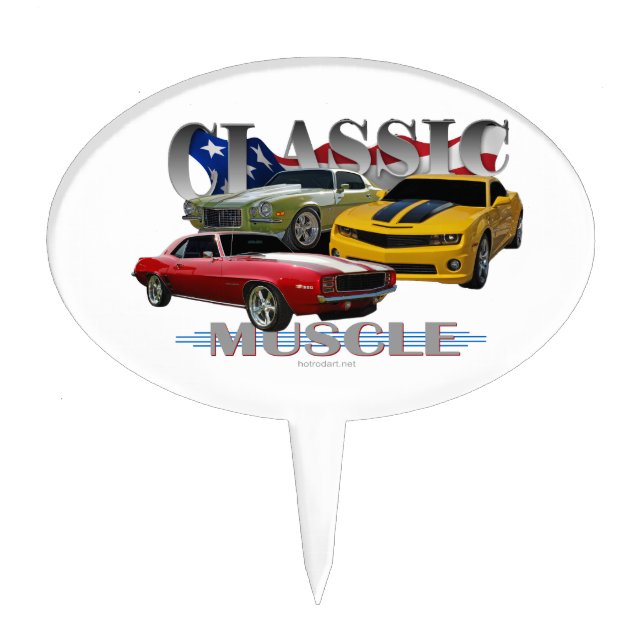 classic muscle cake topper (Front)