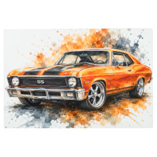 Classic Muscle Car Art / Home and Office Decor