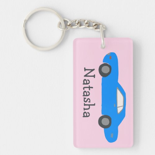 Classic Muscle Car Hotrod Vintage CUSTOMIZE IT  Keychain