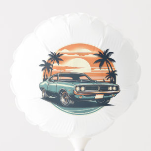 Classic Muscle Car Retro Vintage StyleClassic Musc Balloon