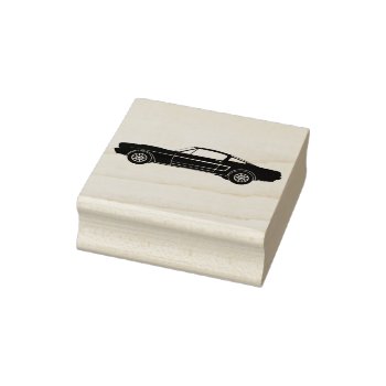 Classic Muscle Car Rubber Stamp by Sandpiper_Designs at Zazzle