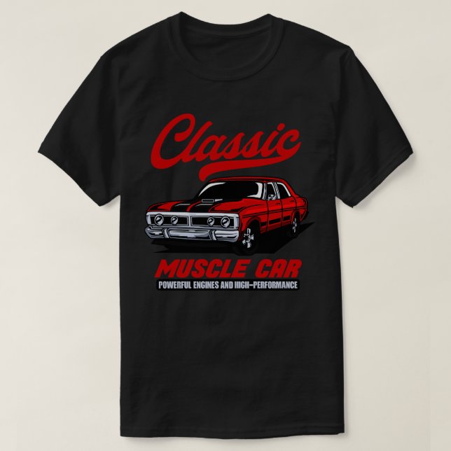 CLASSIC MUSCLE CAR T-Shirt (Design Front)