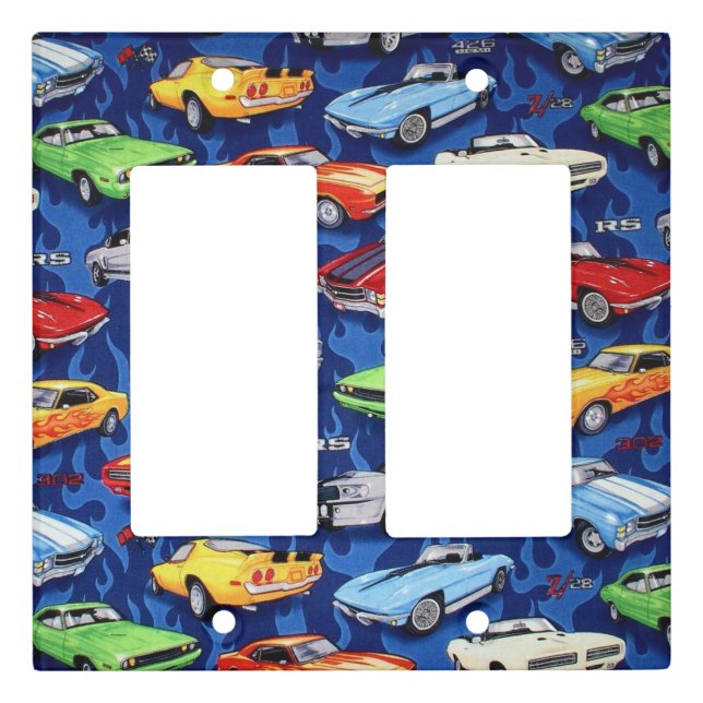 Classic Muscle Cars  Light Switch Cover (Front)