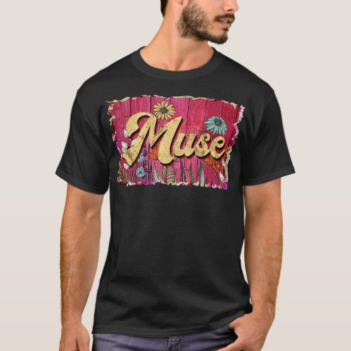Classic Muse Personalized Flowers Proud Name TShir T_Shirt