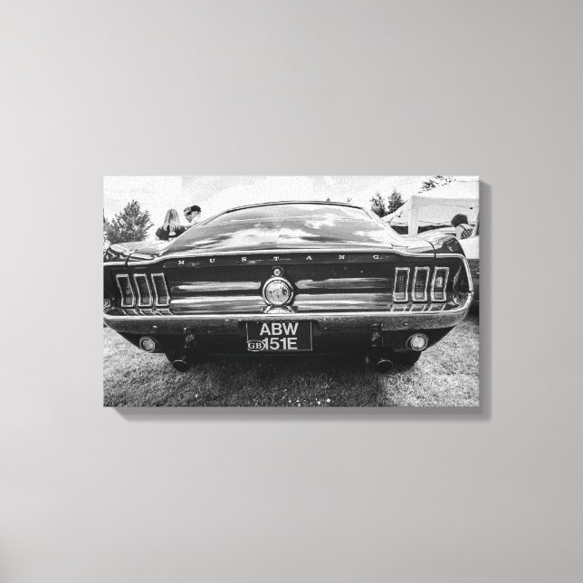 "Classic Mustang" canvas prints/wall art (Front)