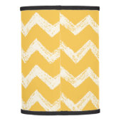 Classic mustard yellow chevron lamp shade (Back)