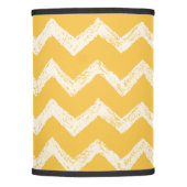 Classic mustard yellow chevron lamp shade (Front)