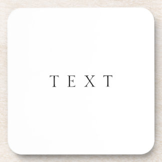 Classic Name (or word) Beverage Coaster