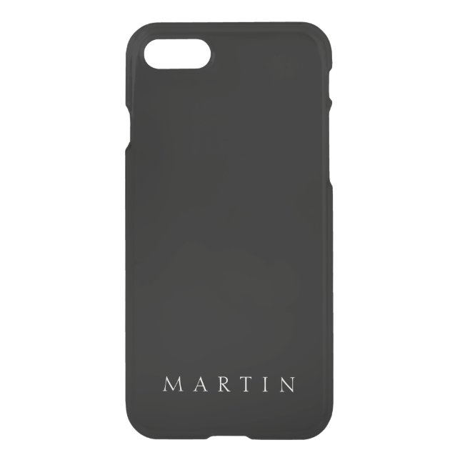 Classic Name (or word) | Black Uncommon iPhone Case (Back)