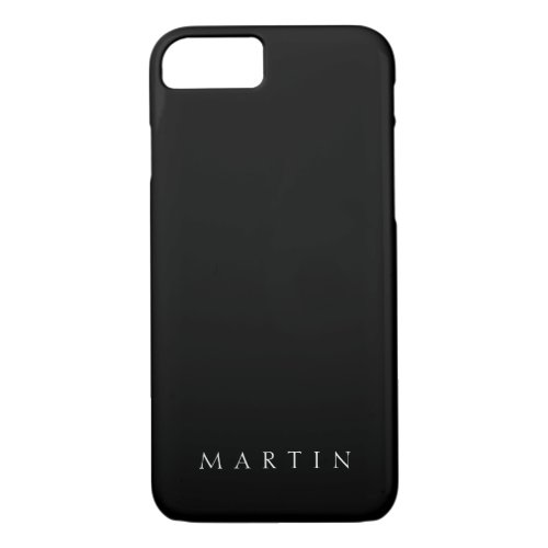 Classic Name or word  Black  White iPhone 87 Case