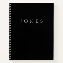 Classic Name (or word) | Black &amp; White Notebook