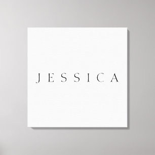 Classic Name (or word) Canvas Print
