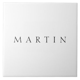 Classic Name (or word) Ceramic Tile