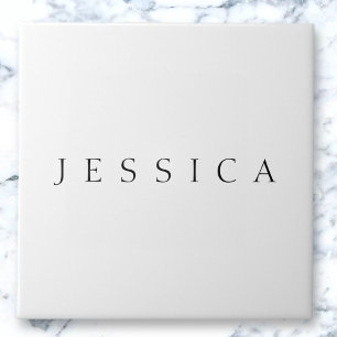 Classic Name (or word) Ceramic Tile