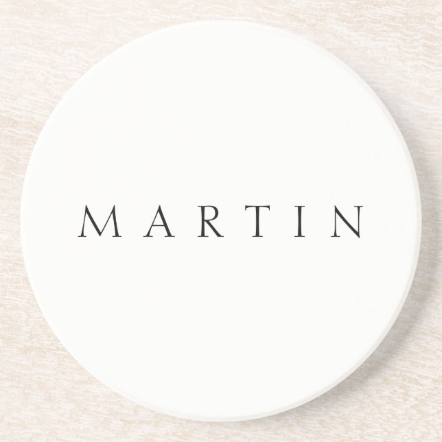 Classic Name (or word) Coaster (Front)