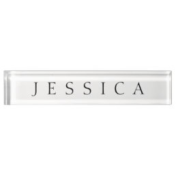 Classic Name (or word) Desk Name Plate