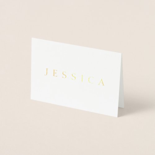 Classic Name or word Foil Card