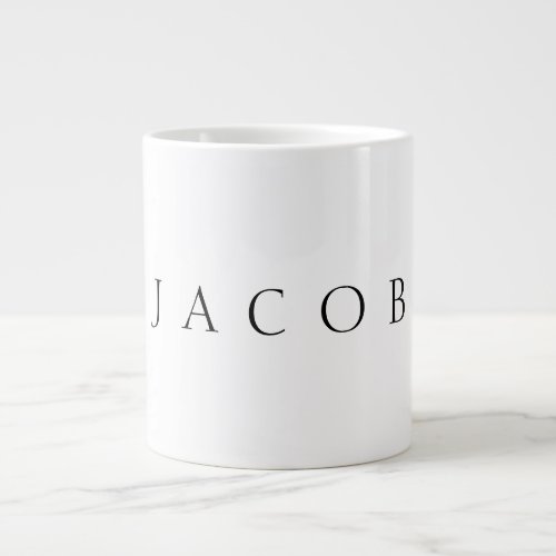 Classic Name or word Giant Coffee Mug
