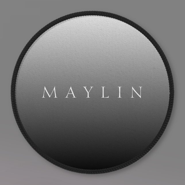 Classic Name or Word | Gradient Grey Patch (Creator Uploaded)