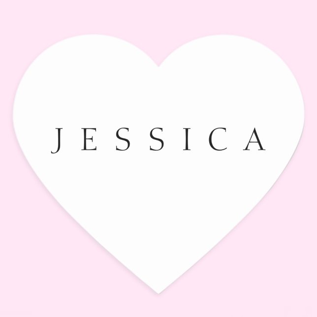 Classic Name (or word) Heart Sticker (Creator Uploaded)