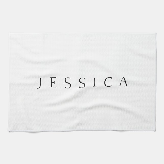 Classic Name (or word) Kitchen Towel (Horizontal)