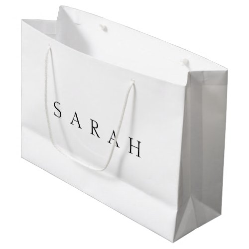 Classic Name or word Large Gift Bag