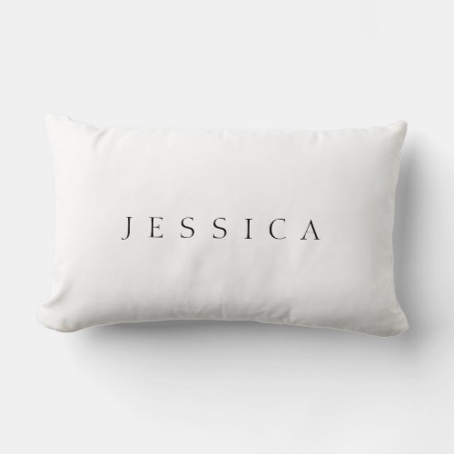 Classic Name or word Lumbar Pillow
