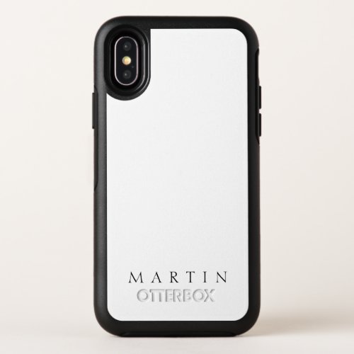 Classic Name or word OtterBox Symmetry iPhone XS Case