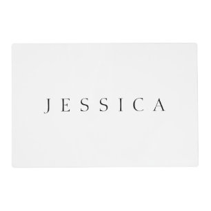 Classic Name (or word) Placemat