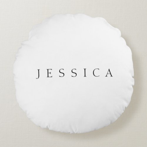 Classic Name or word Round Pillow