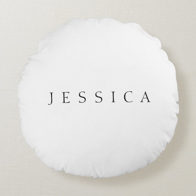 Classic Name (or word) Round Pillow (Front)