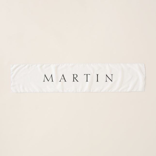 Classic Name (or word) Scarf (Front (Horizontal))