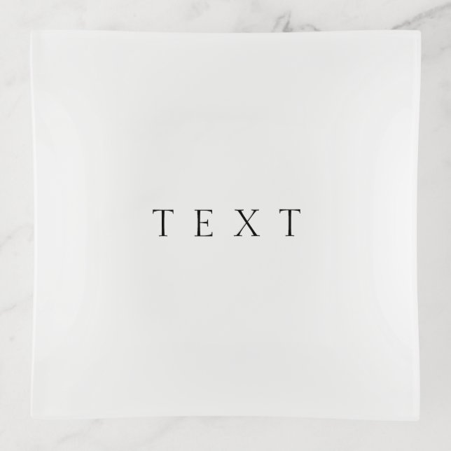 Classic Name (or word) Trinket Tray (Front)