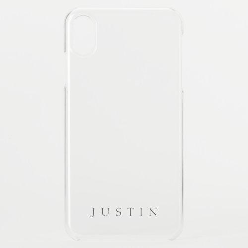 Classic Name or word iPhone XS Max Case