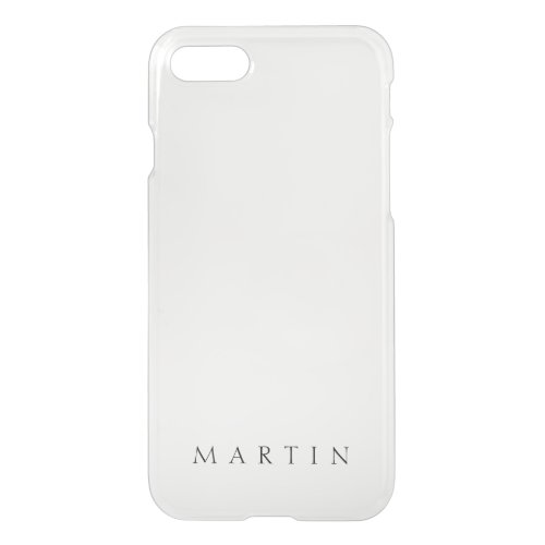 Classic Name or word iPhone SE87 Case