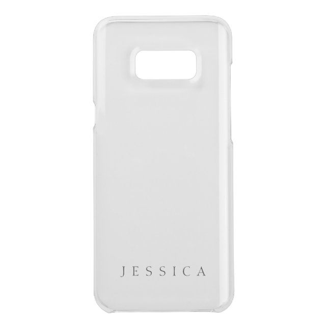 Classic Name (or word) Uncommon Samsung Galaxy Case (Back)