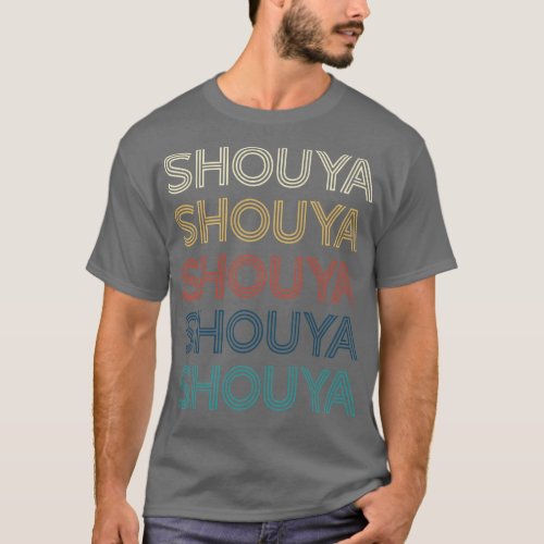 Classic Name Proud Shouya Personalized Retro Beaut T_Shirt