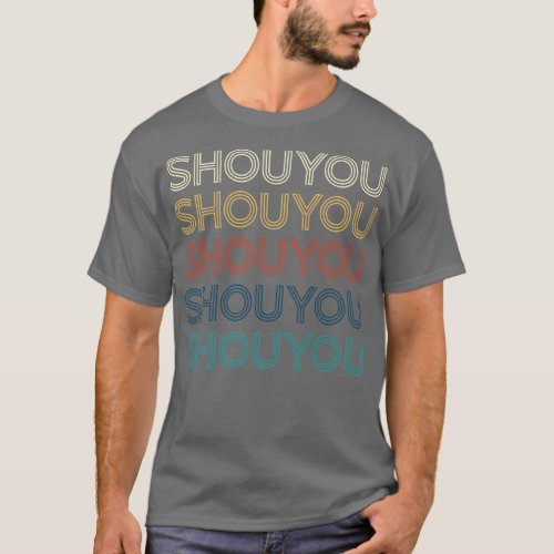 Classic Name Proud Shouyou Personalized Retro Beau T_Shirt