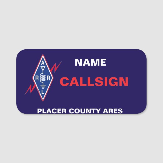 Classic Name Tag (Front)