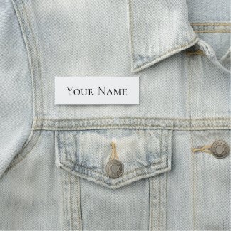 Classic Name Tag - Your Name