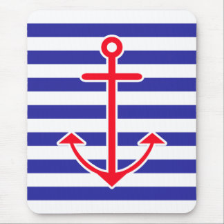 Classic Nautical Anchor Mouse Pad