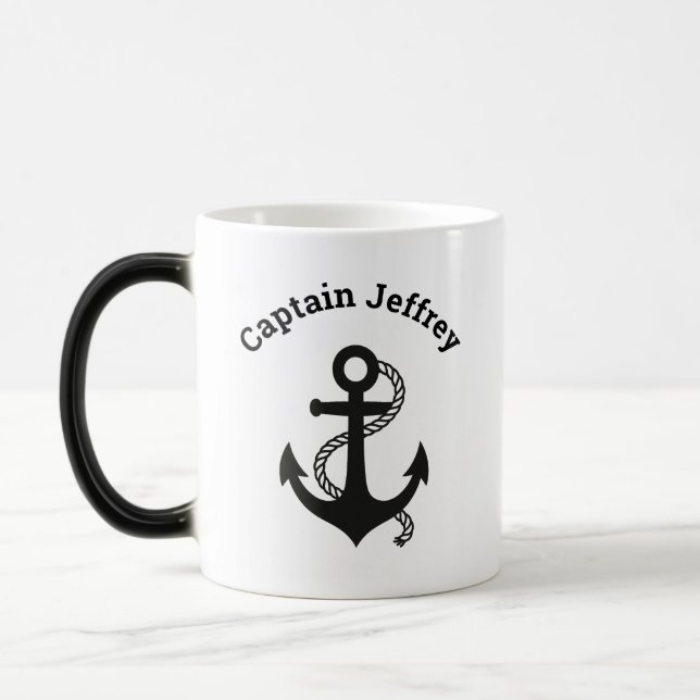 Classic Nautical Anchor Mug for the Sailor! (Left)